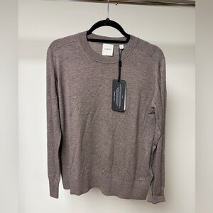 Varley fincham knit sweater cinder marl